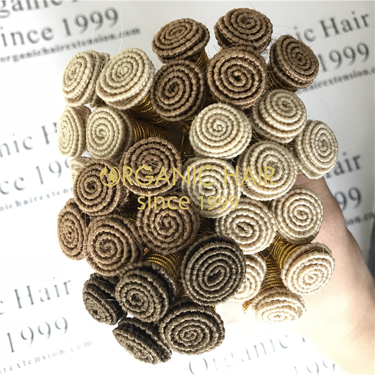 Hand tied weft-High end customization  Ombre color GT55